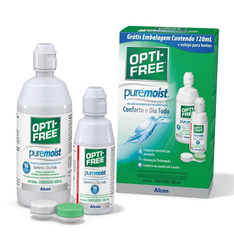 Opti Free Puremois Kit 300ml + 120ml