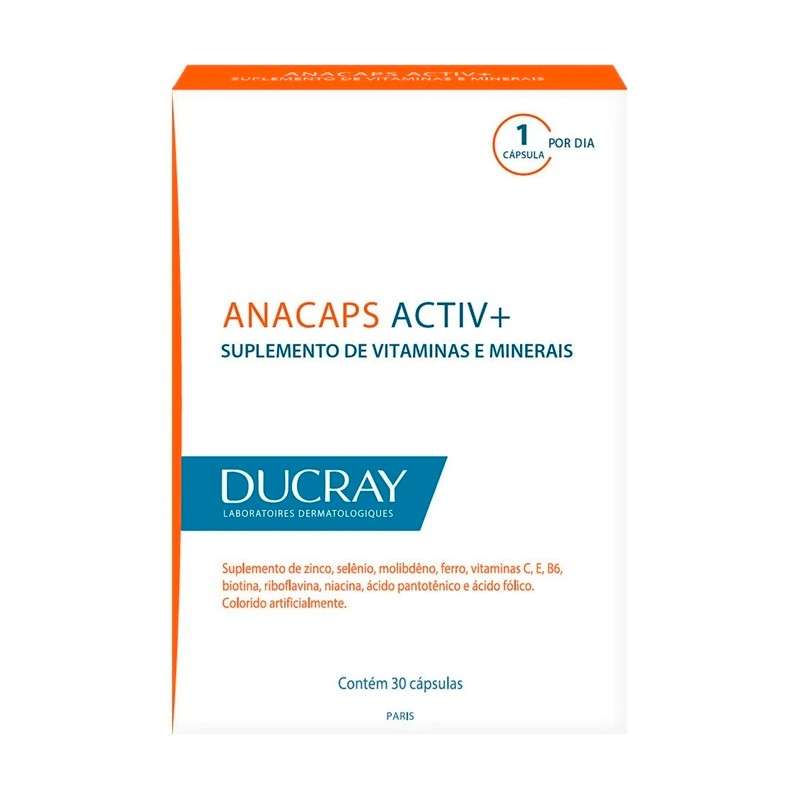 Anacaps Activ+ Ducray 30 Capsulas