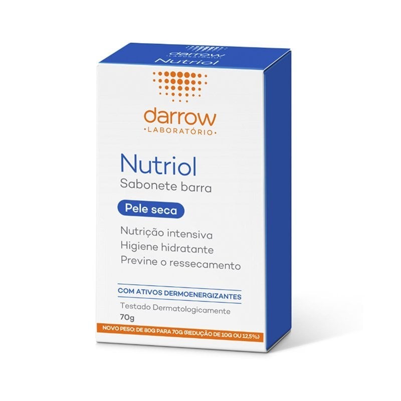Sabonete Barra Nutriol Darrow 70g