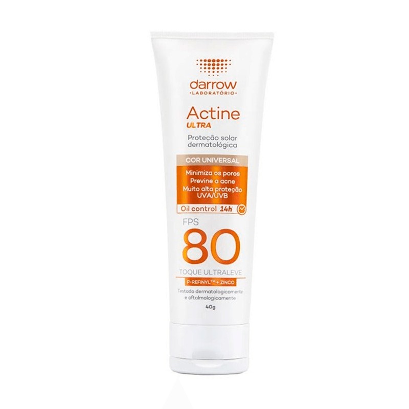 Protetor Solar Actine Ultra Cor Universal Fps80 Darrow 40g