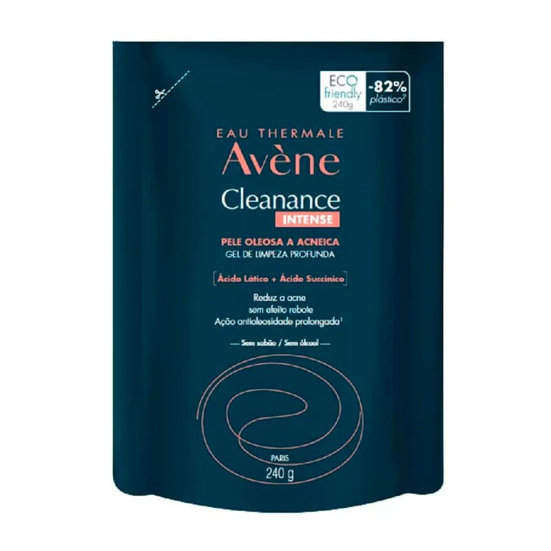 Gel De Limpeza Profunda Cleanance Intense Refil Avene 240g
