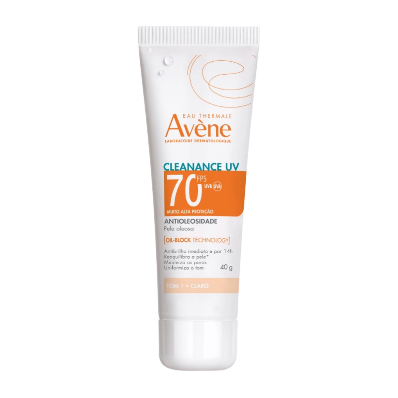 Protetor Facial Cleanance Uv Claro Fps70 Avene 40g