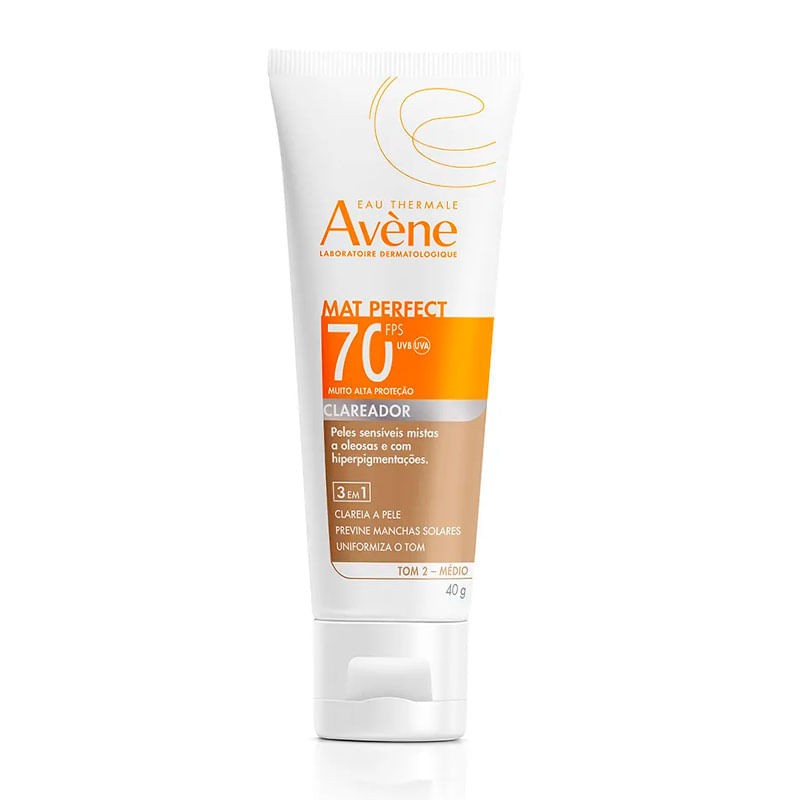 Mat Perfect Fluido Clareador Media Fps70 Avene 40g