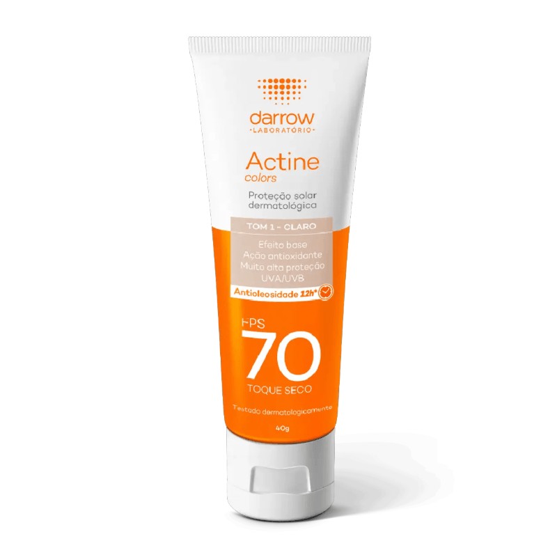 Protetor Solar Actine Pele Clara Fps70 Darrow 40g