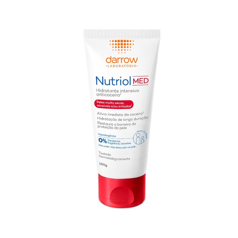 Locao Hidratante Intensivo Nutriol Med Anticoceira Darrow 100g