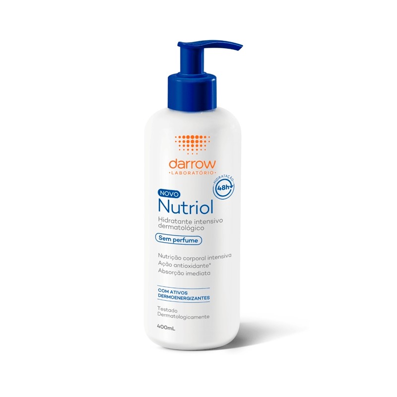 Locao Hidratante Nutriol Sem Perfume Darrow 400ml