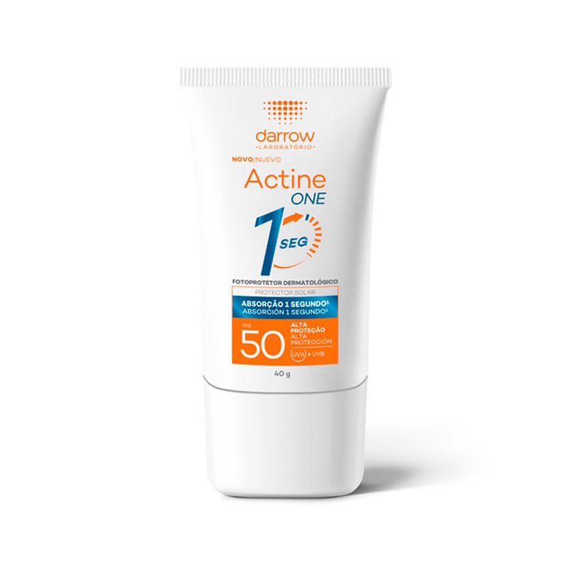Protetor Solar Facial Darrow Actine One Fps50 Sem Cor 40g