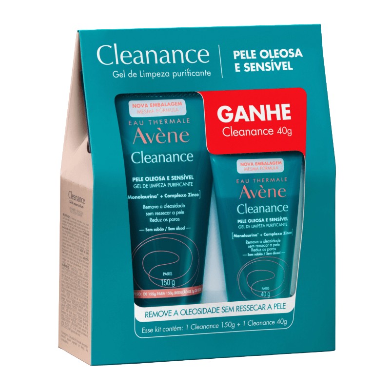 Pack Gel De Limpeza Cleanance 150g + Gel De Limpeza Cleanance 40g Avene 190g