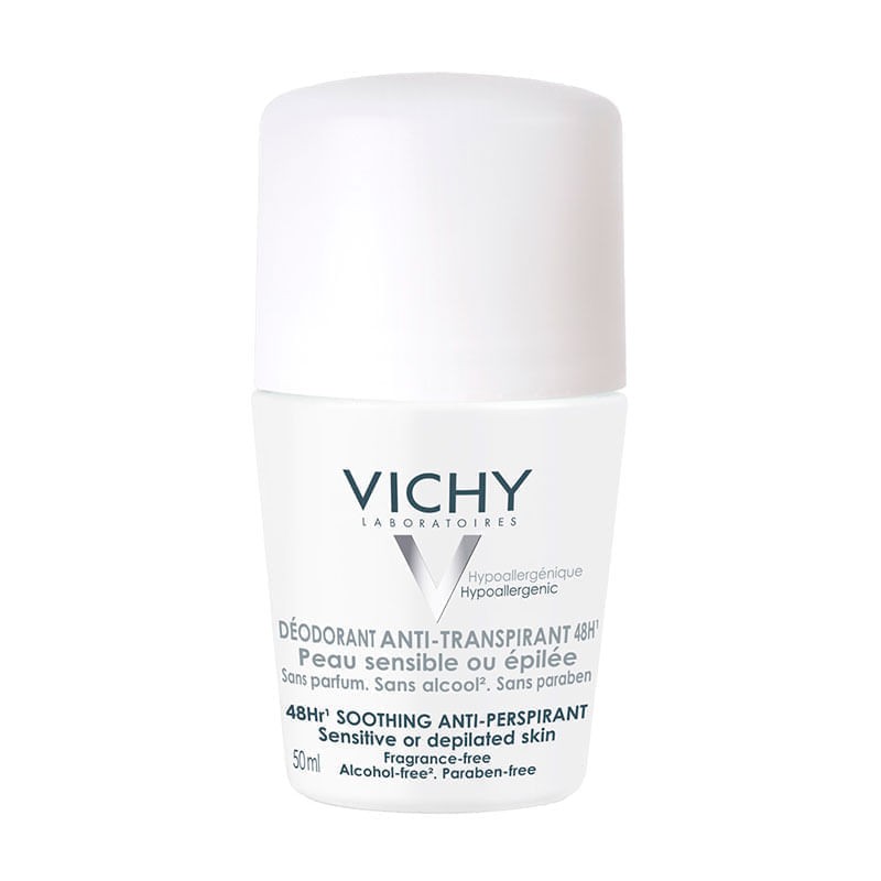Desodorante Vichy Rollon Feminino Pele Sensivel 48 Horas 50ml