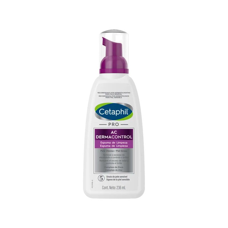 Cetaphil Pro Ac Dermacontrol Espuma De Limpeza 236ml