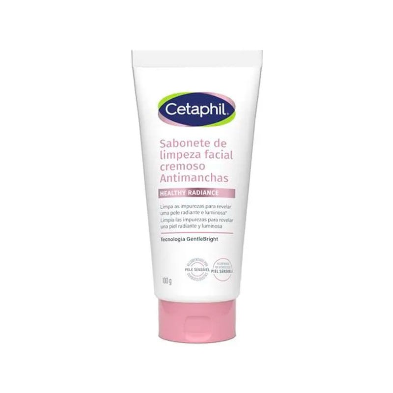 Cetaphil Healthy Radiance Sabonete De Limpeza Facial Cremoso Antimanchas 100g
