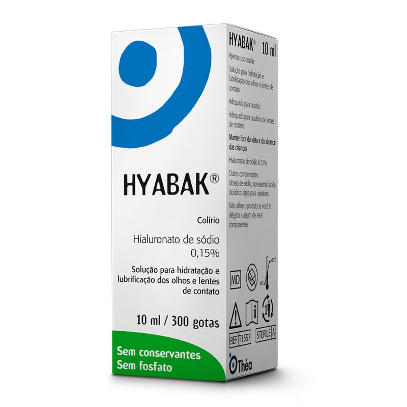 Hyabak Solucao Oftalmica 10 Ml