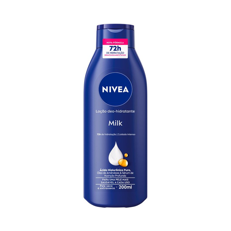 Locao Body Milk Nivea 200ml