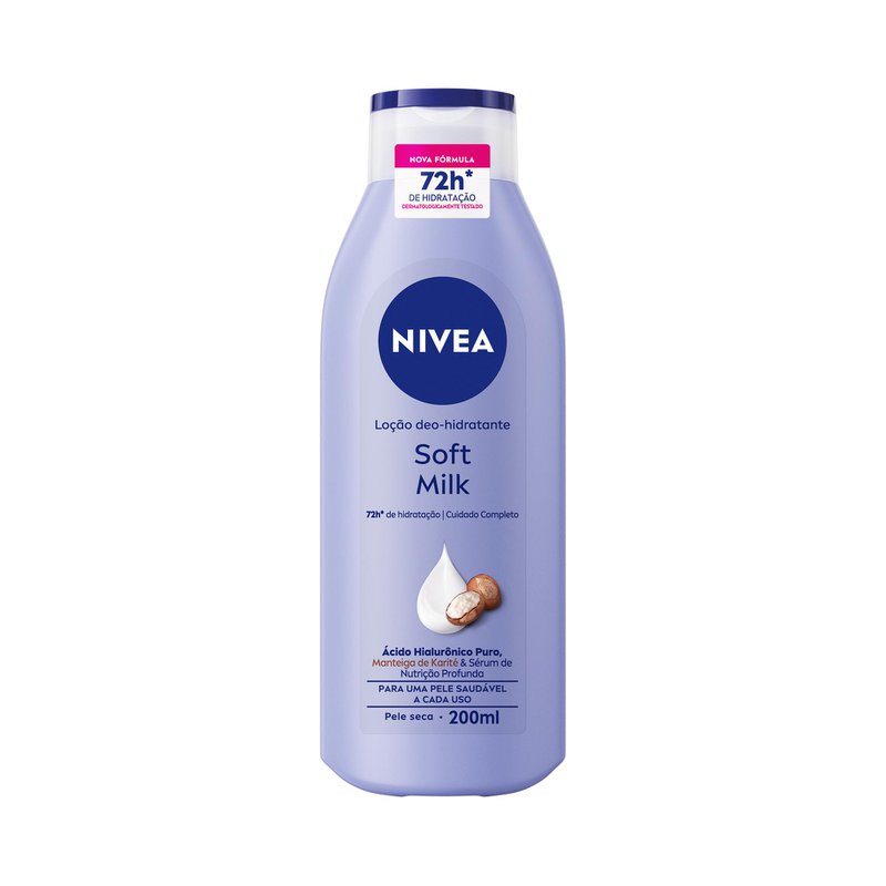 Locao Body Soft Milknivea 200ml