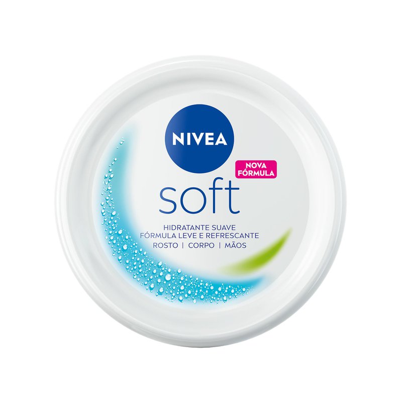 Creme Hidratante Soft Rosto Corpo E Mao Nivea Pote 97g