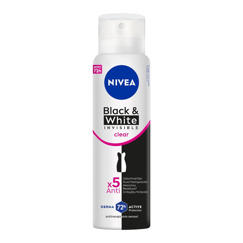 Nivea Aerossol Invisible Black&white 150ml