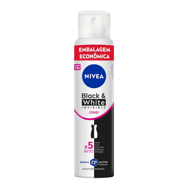 Desodorante Aerossol B&w F Clear Nivea 200ml