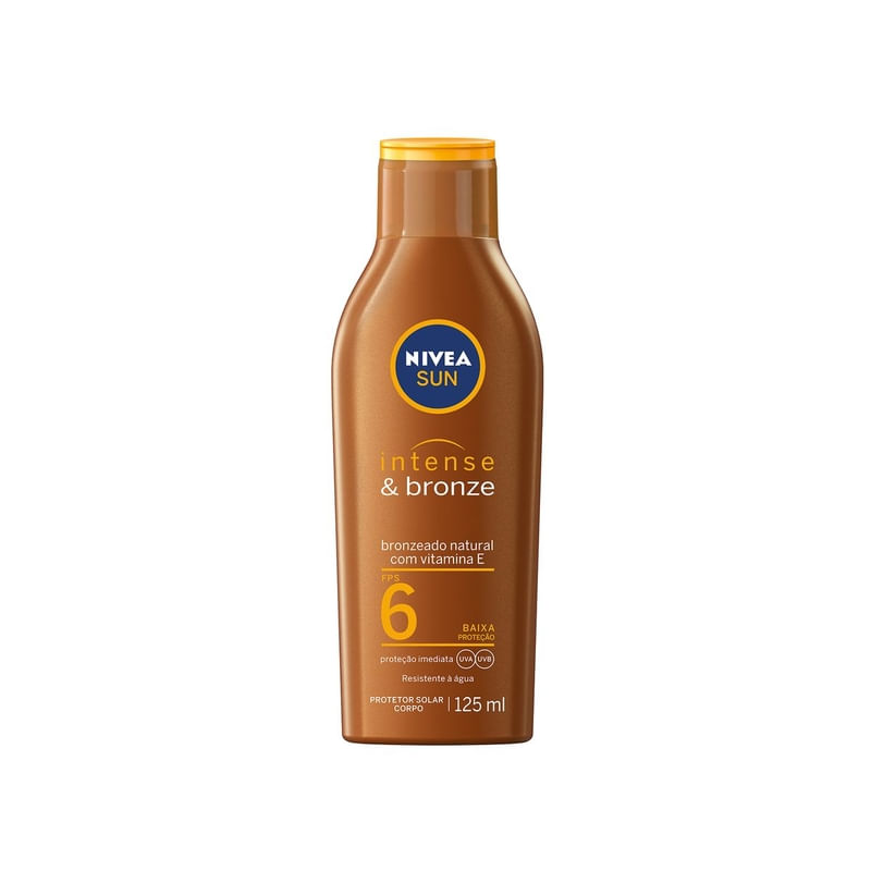 Protetor Solar Sun Bronzeador Fps6 Nivea 125ml