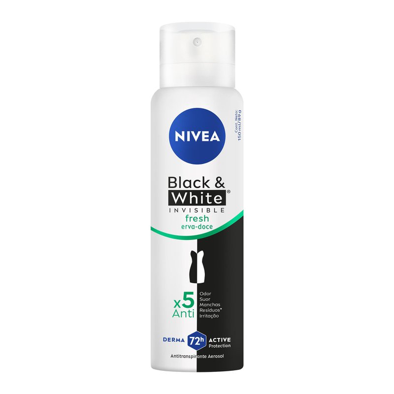 Nivea Feminino Aerossol Invisible Fresh 150ml