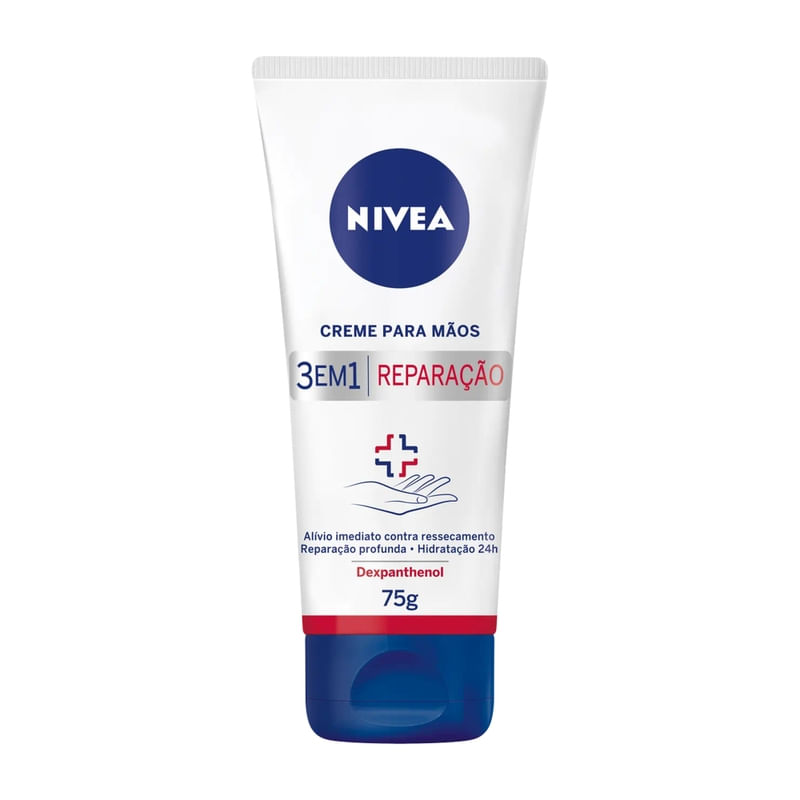 Creme Para Maos 3 Em 1 Reparacao Nivea 75g