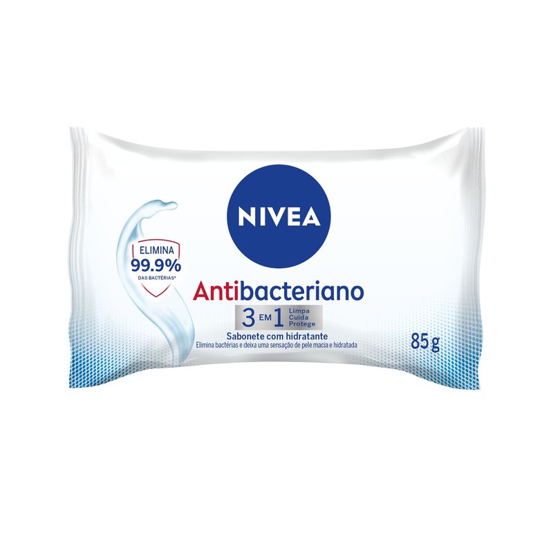 Sabonete Antibacteriano 3 Em 1 C/ Hidratante 85GNIVEA C/12