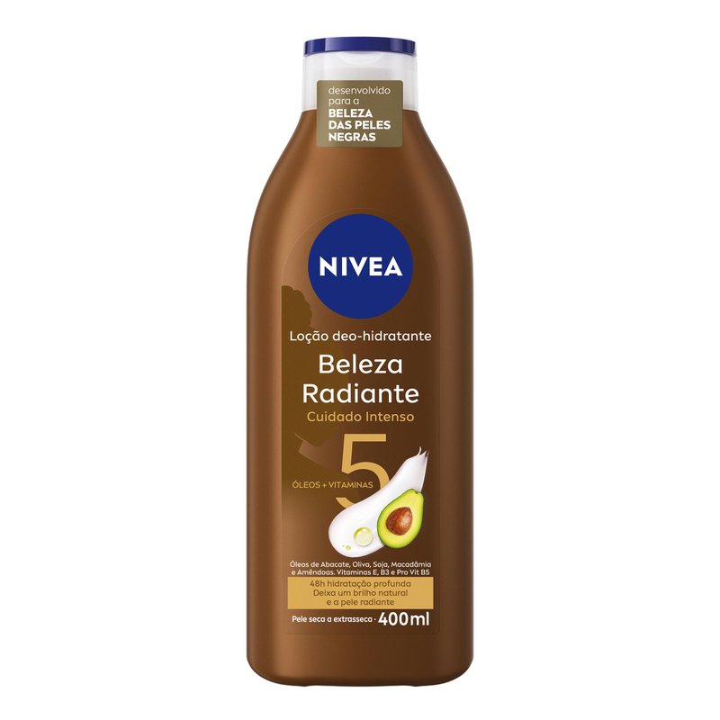 Locao Radiante Pele Negra Nivea 400ml