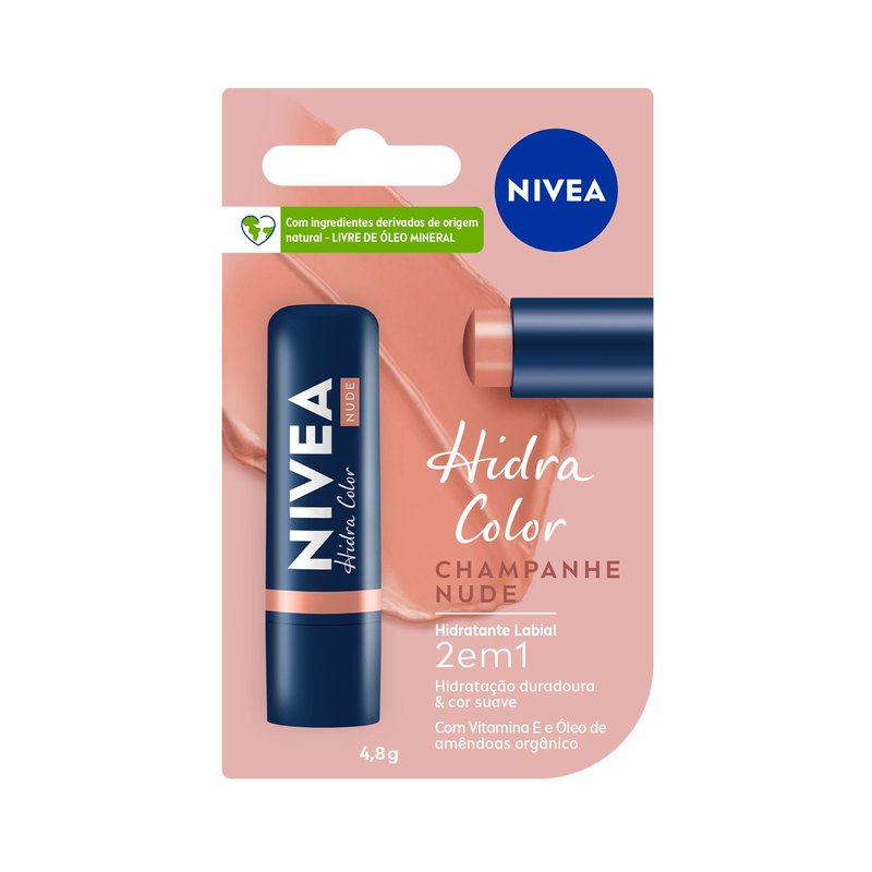 Protetor Labial Color Nude Nivea 4,8g
