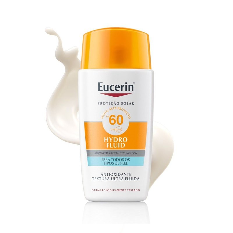 Protetor Solar Facial Hydro Fluid Fps60 Eucerin 50ml
