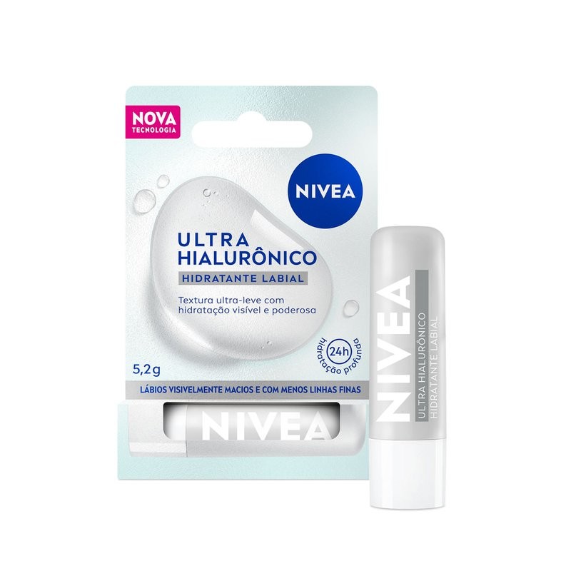 Protetor Labial Ultra Hialuro Nivea 5,2 G
