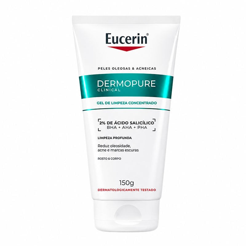 Gel De Limpeza Concentrado 2% De Acido Salicilico Dermo Pure Oil Control Eucerin 150g