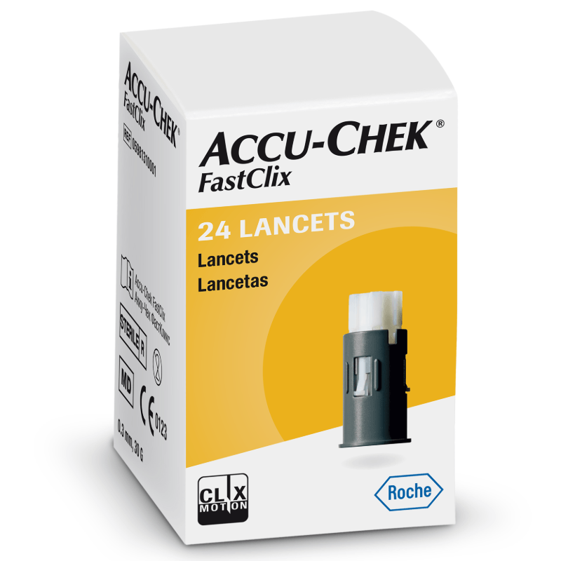 Accu-chek Fastclix com 24 Lancetas