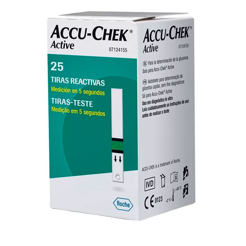 Accu-chek Active com 25 Tiras