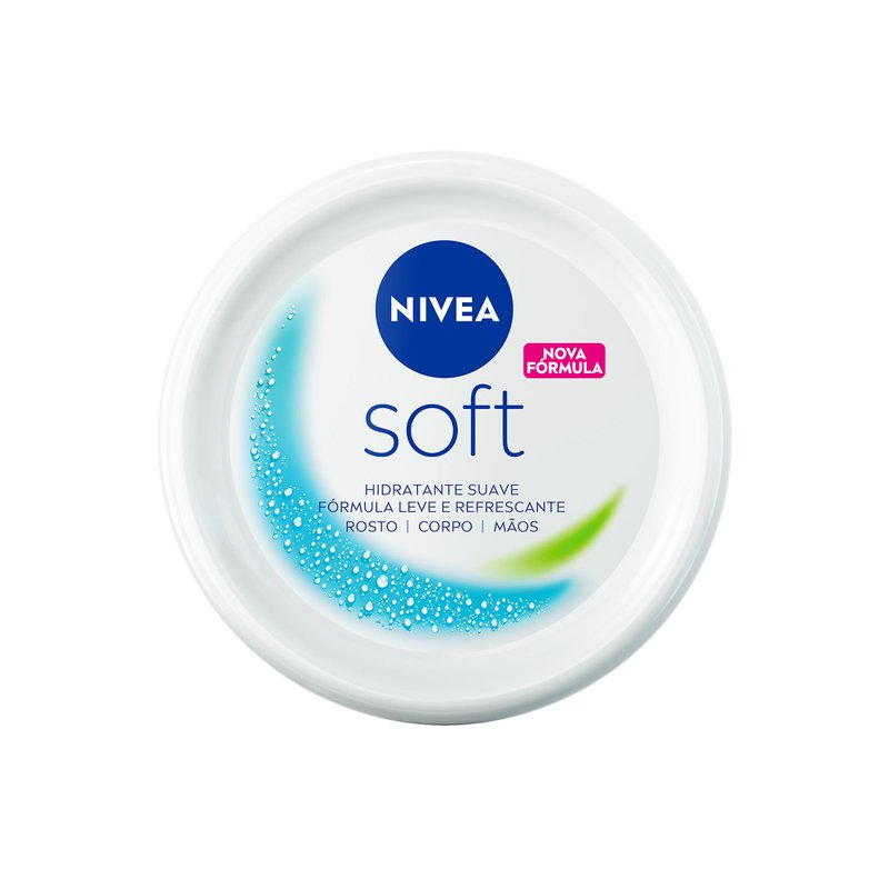 Creme Hidratante Soft Rosto Corpo E Mao Nivea Pote 49g