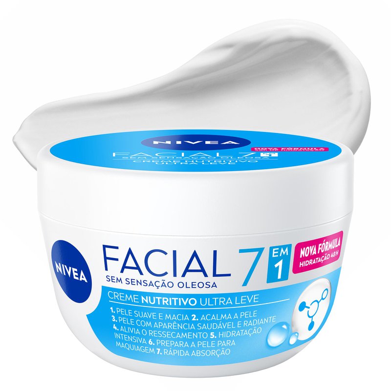 Creme Facial Nutritivo 5 Em 1 Nivea 100g