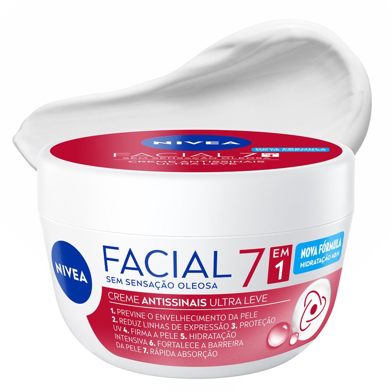Creme Facial Antissinais 5 Em 1 Nivea 100g