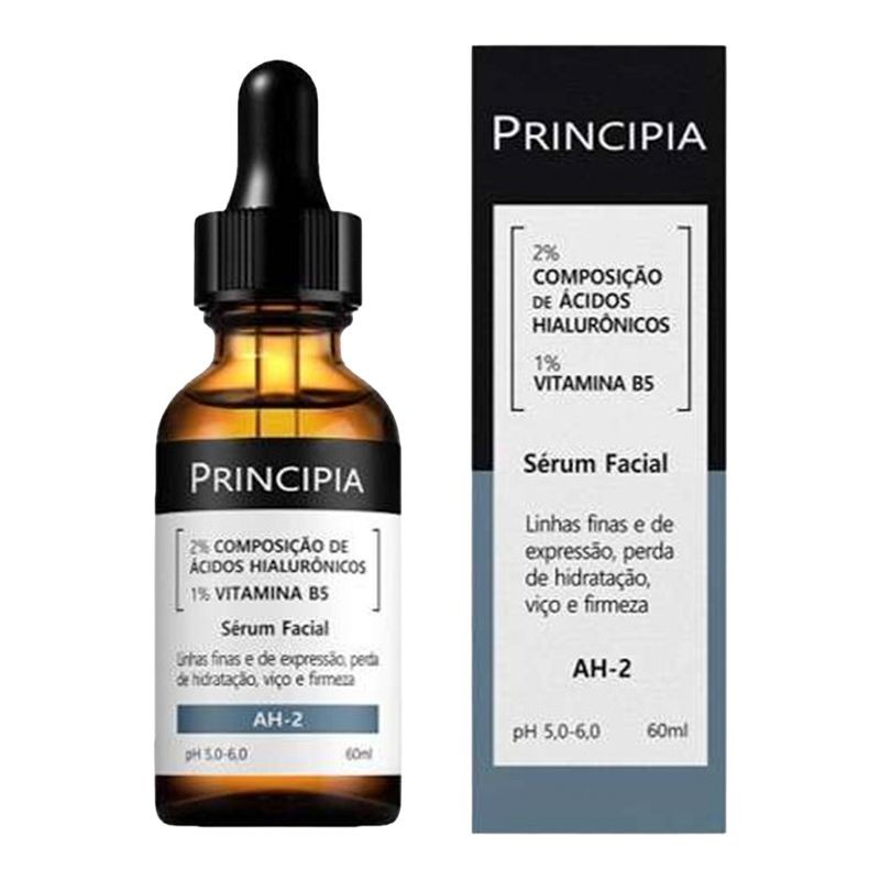 Serum Facial 2% Acido Hialuronico + Vitamina B5 Principia Ah-2 60ml