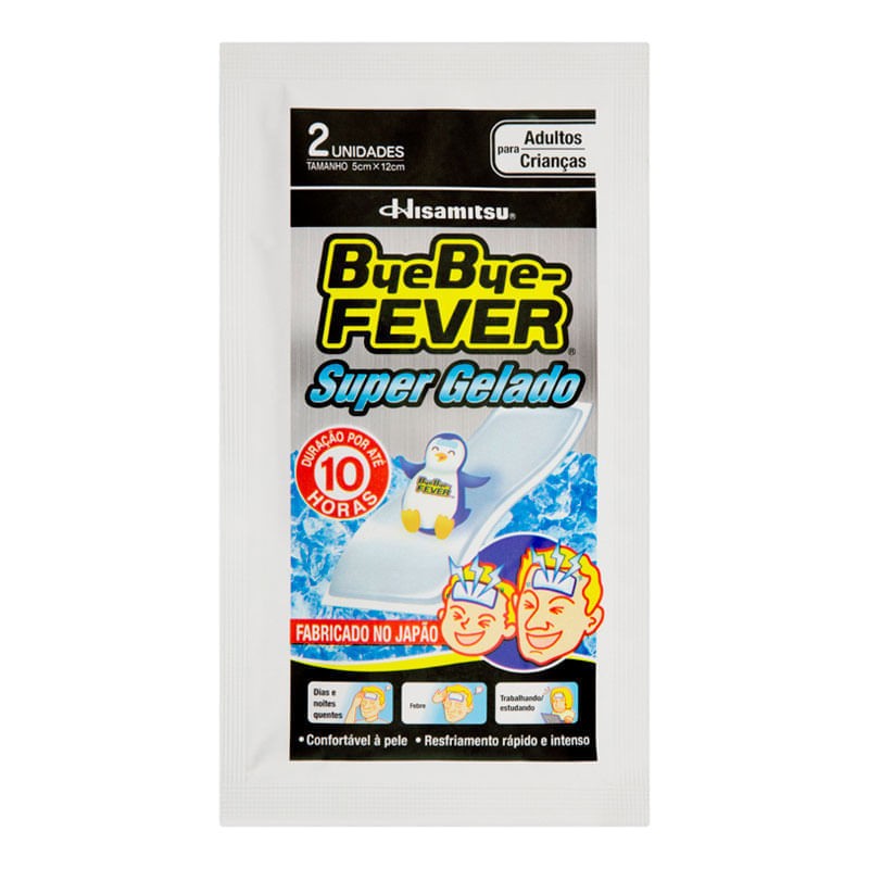 Bye Bye Fever Super Gelado c/2 Unidades