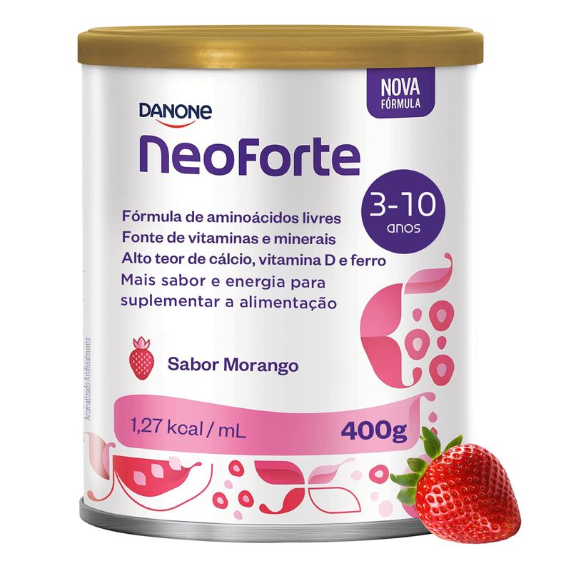 Neoforte Pó Morango 400g