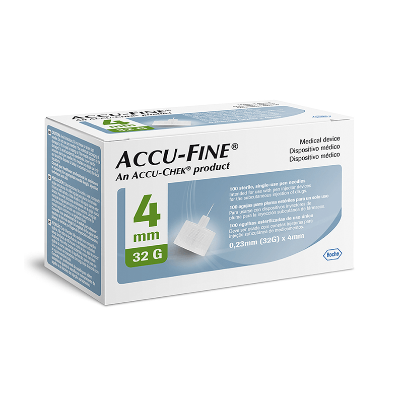Agulha Accu-fine Pen 32g 4MM com 100