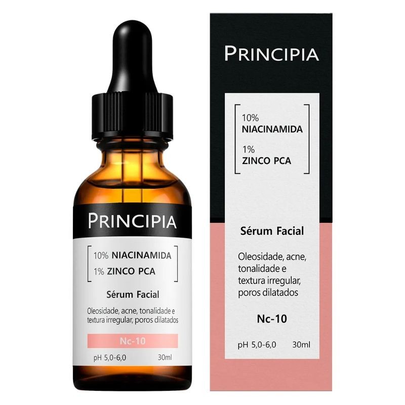 Serum Facial 10% Niacinamida + 1% Zinco Pca Principia Nc-10 30ml