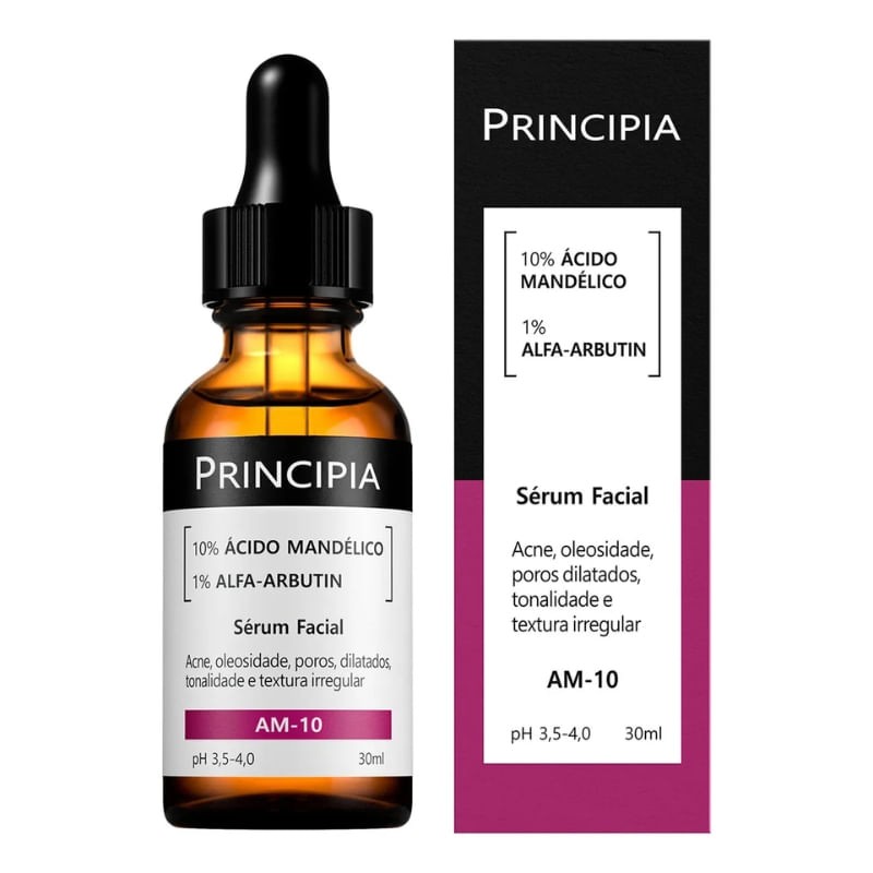 Serum Facial 10% Acido Mandelico + 1% Alfa Arbutin Principia Am-10 30ml