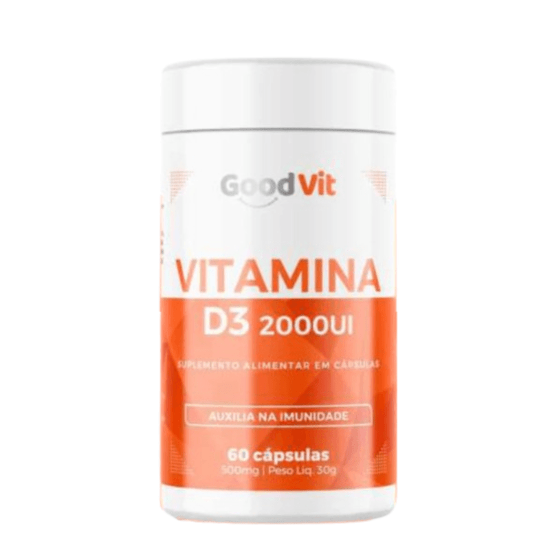 Good Vit Vitamina D3 2.000ui C/60 Cápsulas