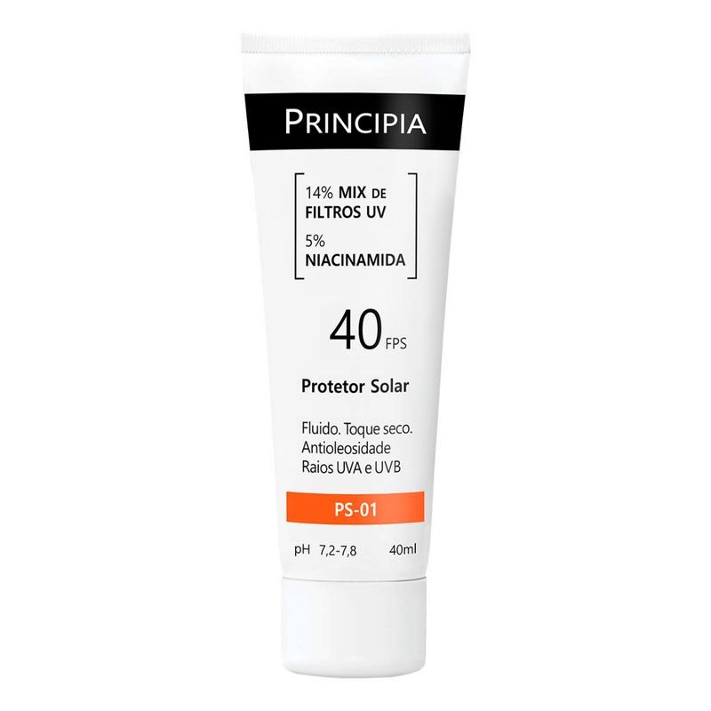 Protetor Solar Fps40 Principia Ps-01 40ml