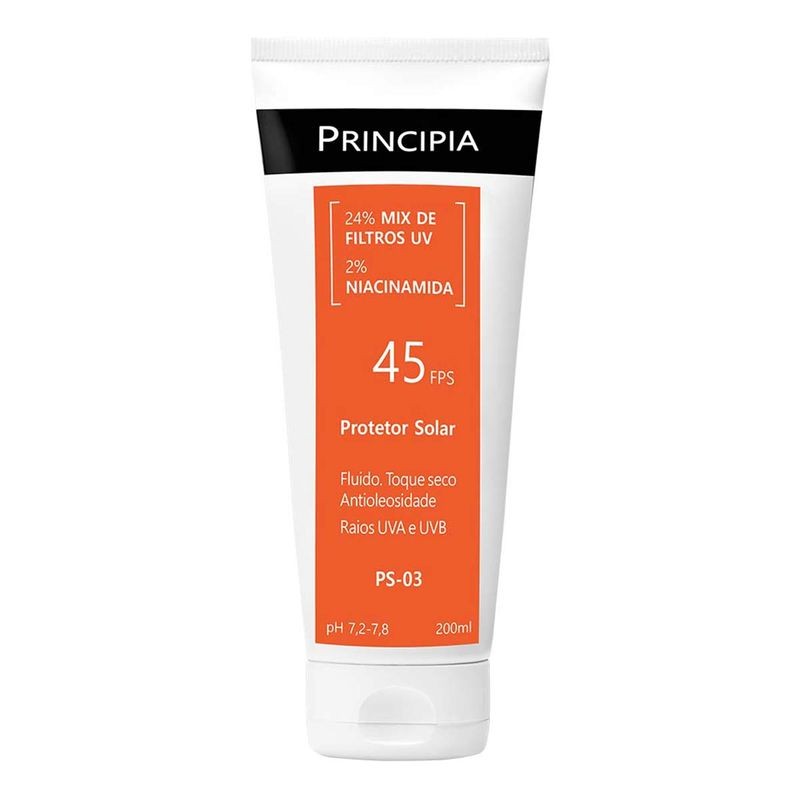 Protetor Solar Fps45 Principia Ps-03 200ml