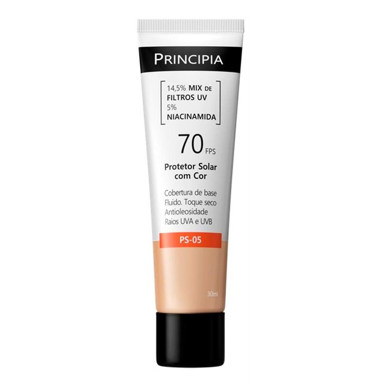 Protetor Solar Fps70 Principia Ps-05 Cor 1.0 30ml