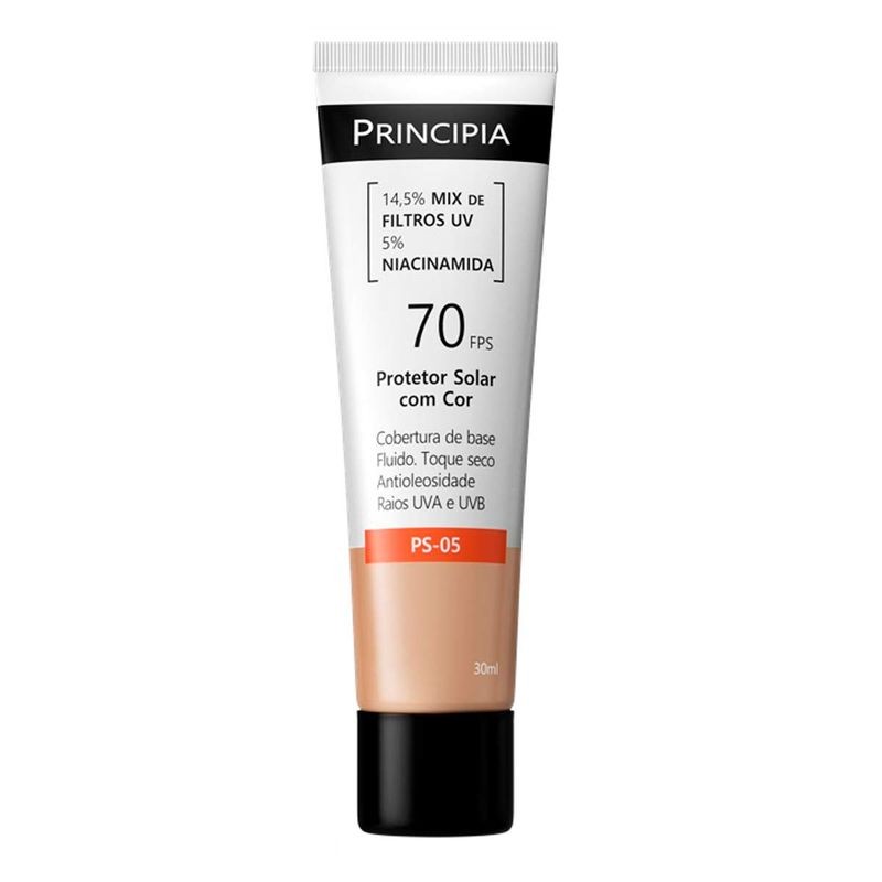 Protetor Solar Fps70 Principia Ps-05 Cor 2.0 30ml