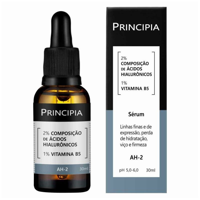 Serum Facial 2% Acido Hialuronico + Vitamina B5 Principia Ah-2 30ml