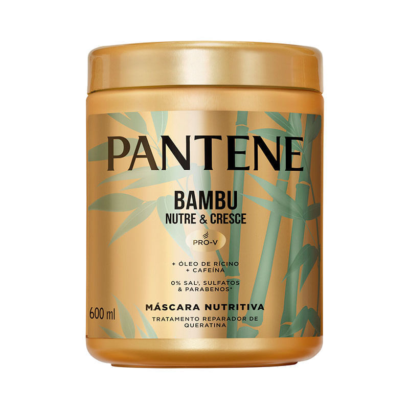 Mascara Capilar Pantene Bambu 600ml