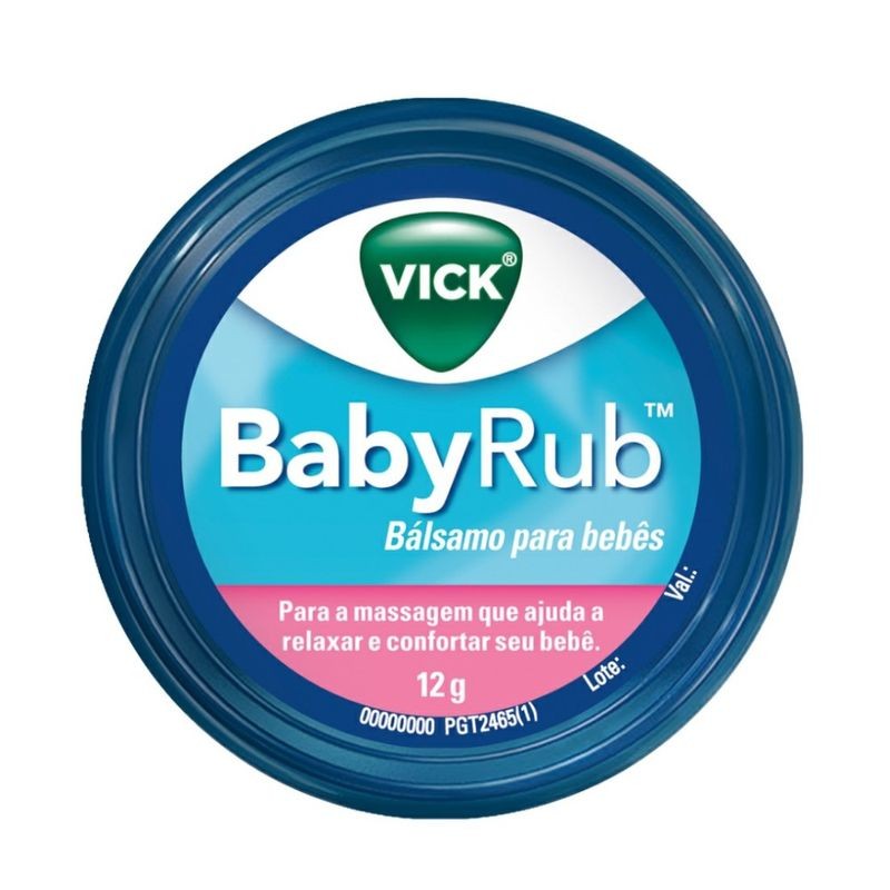 Vick Babyrub Balsamo Hidratante Display c/6