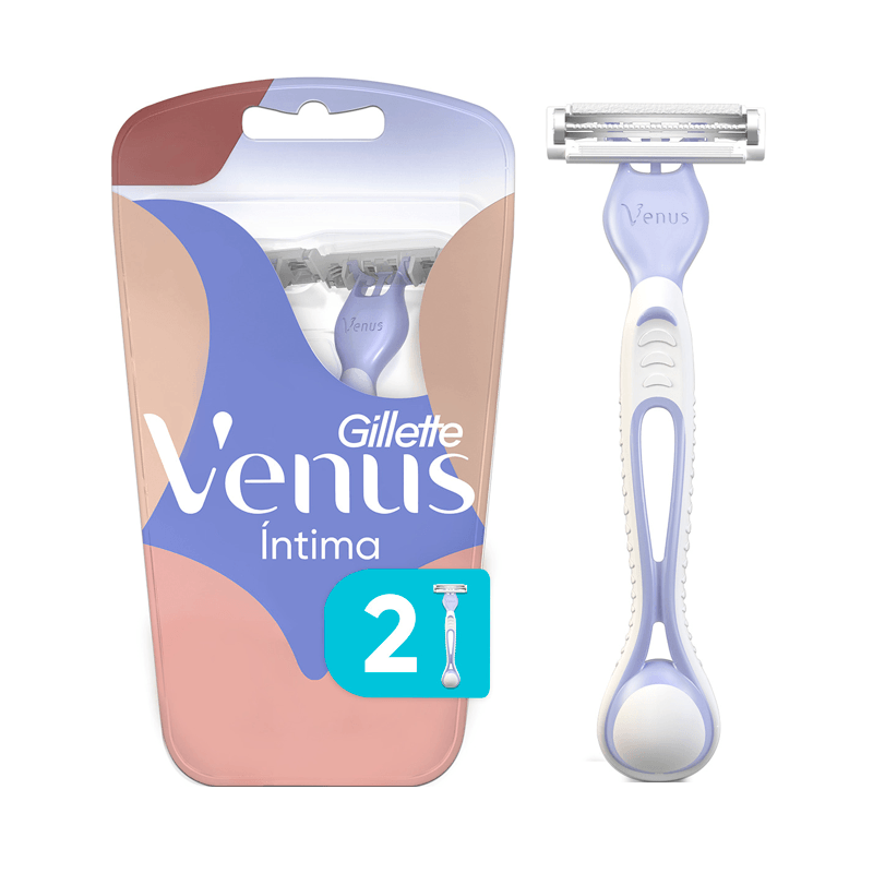 Aparelho Depilatorio Descartavel Gillette Venus Intima Com 2 Unidades